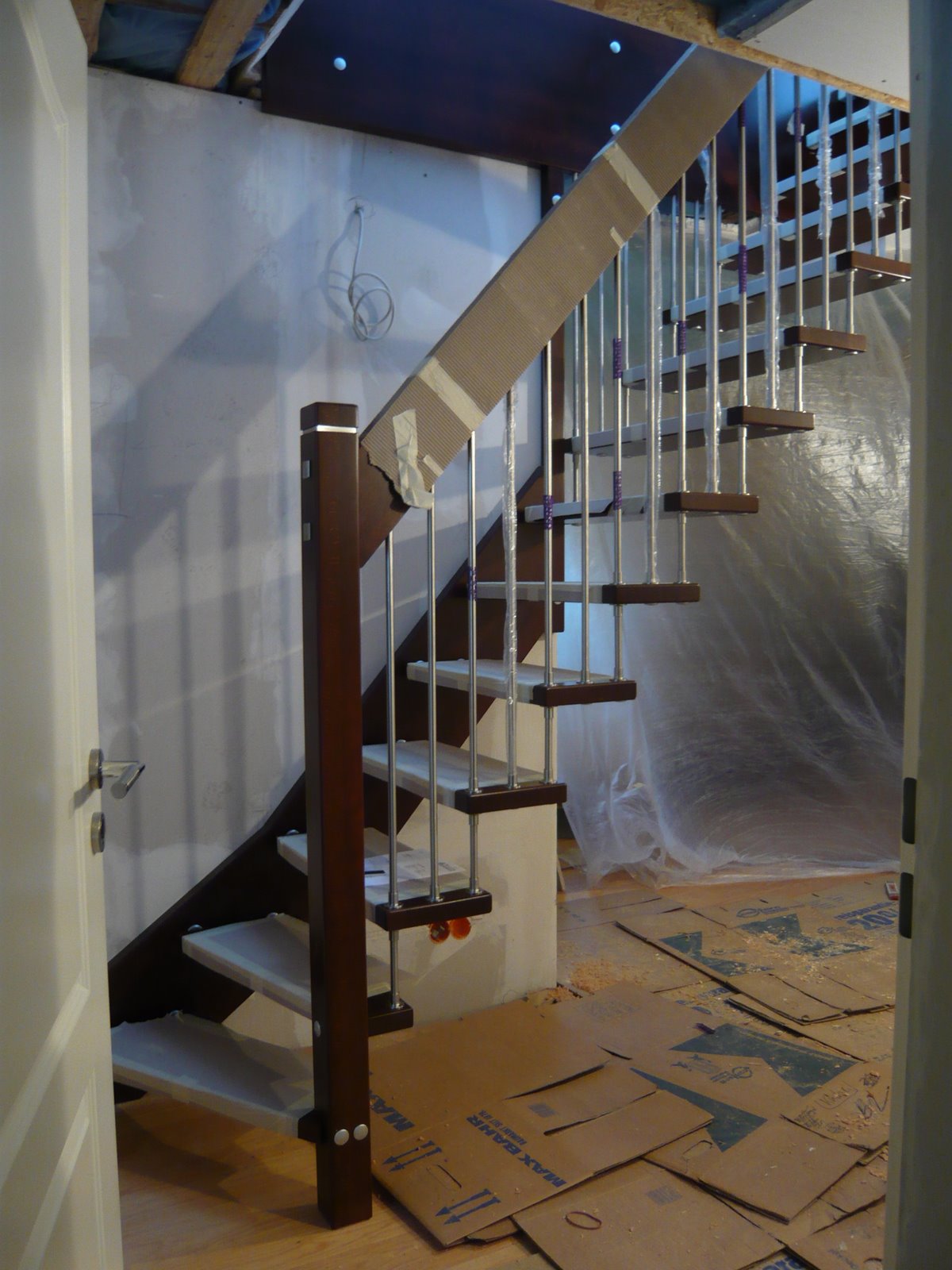 Mopsis Baublog: Treppe fertig